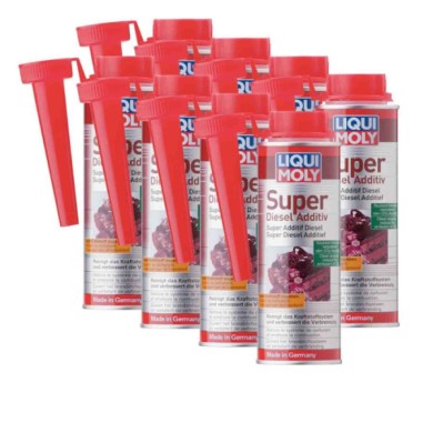 1806 8 PEZZI.jpg Liqui Moly Super Diesel Additive 8 Pezzi X 250 Ml 1806 Pulizie Iniettori Diesel