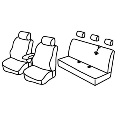 QE30183.JPG Set Coprisedili Superior Nero/rosso Renault Kangoo 5p Serie 30000 Coprisedili Su Misura Qe30183e