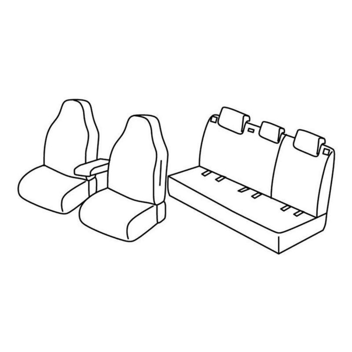 QE32035.JPG Set Coprisedili Superior Nero/rosso Skoda Fabia 5p Serie 32000 Coprisedili Su Misura Qe32035e
