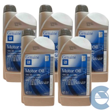 OPEL-5W30-5-PEZZI-ESOLVER.jpg Fuel Economy Longlife Gm Opel 5w-30 Dexos2 5 Litri Olio Motore Benzina Diesel