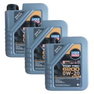 LIQUI MOLY 20787 OLIO MOTORE 0W20 ACEA C5. TOP TEC 6200. CONFEZIONE 3 LITRI