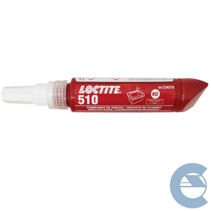 Genuine Henkel Loctite 510 Gasket Eliminator – alta temperatura (200 °C) – 50 ml Tube – 30 pezzi