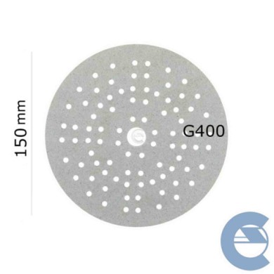 150692-large_default.jpg Mirka Iridium P400 121f 150mm Ch09941 Kit 100 Pezzi X Disco Carta Abrasiva Grana Finissima