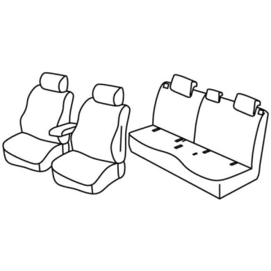 QE35016.JPG Set Coprisedili Superior Grigio/nero Suzuki S-cross-s-cross 5p Serie 35000 Coprisedili Su Misura Qe35016c