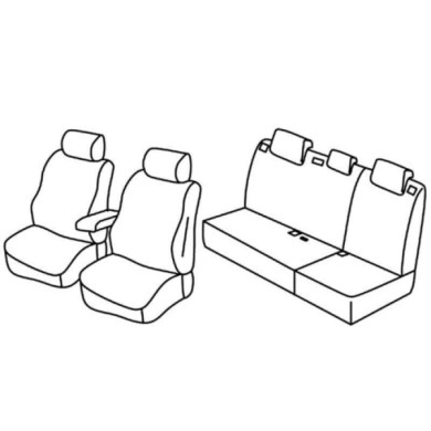 QE36003.JPG Set Coprisedili Superior Grigio/nero Toyota Auris 5p Serie 36000 Coprisedili Su Misura Qe36003c