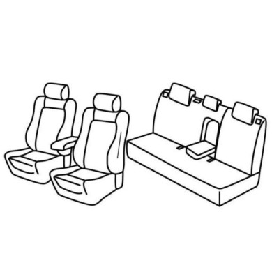 QE36038.JPG Set Coprisedili Superior Nero/grigio Toyota Auris 5p Serie 36000 Coprisedili Su Misura Qe36038f