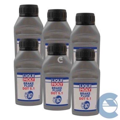 LIQUI-MOLY-3092-LUQUIDO-FRENI-DOT-6-PEZZI.jpg Liqui Moly 3092 6 Pezzi X Liquido Lubrificante Freni Dot 5.1 250ml.