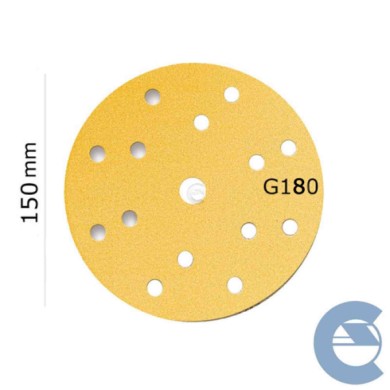 mirka-disco-gold-d150-gr100-15f-2361109910.jpg Mirka Q Silver Ace P180 15f 150mm 3261109918 Kit 100 Pezzi X Disco Abrasivo Grana