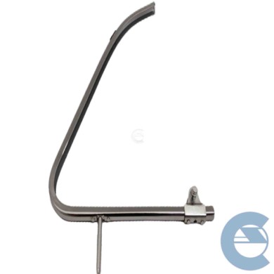 FAMAC 3302600 TELAIO CROMATO CON SUPPORTO PER DEFLETTORE FINISTRINO DESTRO SPECIFICO PER 500 F/L/R D'EPOCA DAL 1957 AL 1977. COL