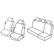 QE37017.JPG Set Coprisedili Superior Nero/rosso Volkswagen Golf Iv 3p Serie 37000 Coprisedili Su Misura Qe37017e