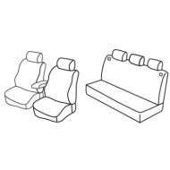 QE37019.JPG Set Coprisedili Superior Nero/rosso Volkswagen Golf Iv 5p Serie 37000 Coprisedili Su Misura Qe37019e