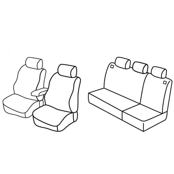QE37020.JPG Set Coprisedili Superior Nero/grigio Volkswagen Golf Iv 5p Serie 37000 Coprisedili Su Misura Qe37020f