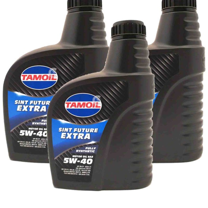 SINT-FUTURE-EXTRA-3-LT.jpg Tamoil Sint Future Extra 5w-40 Olio Motore Benzina Diesel 3 Litri