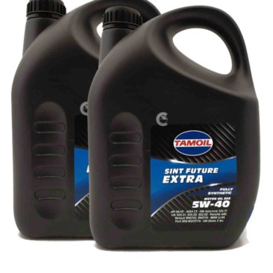 SINT-FUTURE-EXTRA-8-LT.jpg Tamoil Sint Future Extra 5w-40 2 X 4 Litri Olio Motori Impianto Gas Gpl Metano