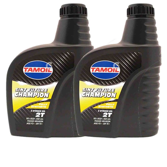 CHAMPION-2-LT.jpg Tamoil Sint Future Champion 2t 2 Litri Olio Motore A 2 Tempi Alte Prestazioni