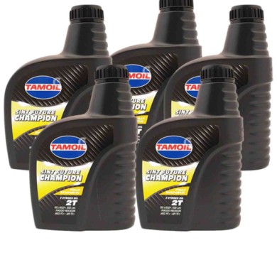 CHAMPION-5LT.jpg Tamoil Sint Future Champion 2t 5 Litri Olio Motore A 2 Tempi Alte Prestazioni