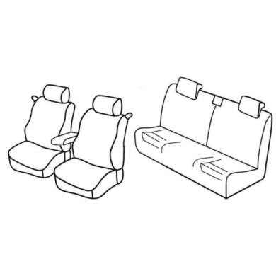 QE37070.JPG Set Coprisedili Superior Nocciola Volkswagen Maggiolino Serie 37000 Coprisedili Su Misura