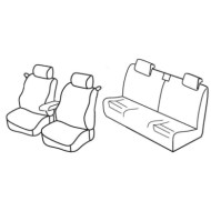 QE37070.JPG Set Coprisedili Superior Nero/grigio Volkswagen Maggiolino Serie 37000 Coprisedili Su Misura