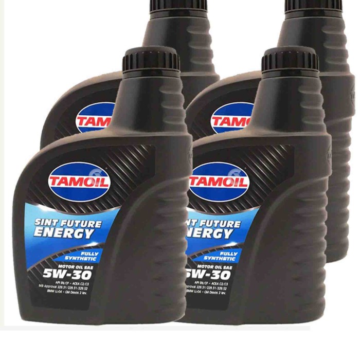 sint-5w30-4litri.jpg Tamoil Sint Future Energy 5w-30 4 Litri Olio Motore Benzina Gpl Diesel Fap