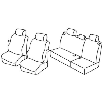 QE37091.JPG Set Coprisedili Superior Nero/grigio Volkswagen Polo 3p Serie 37000 Coprisedili Su Misura Qe37091f