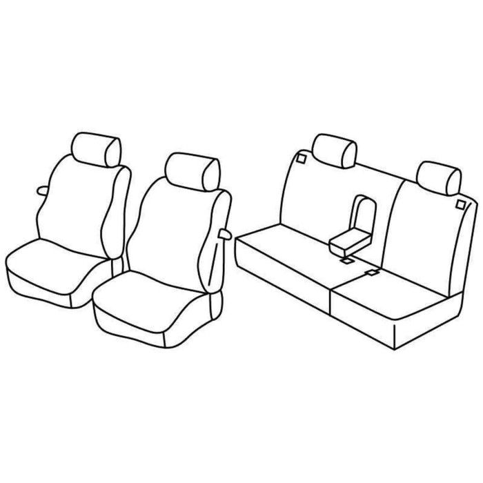 QE37093.JPG Set Coprisedili Superior Beige Volkswagen Polo 3p Serie 37000 Coprisedili Su Misura Qe37093b