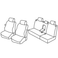 QE37094.JPG Set Coprisedili Superior Nero/rosso Volkswagen Polo 3p Serie 37000 Coprisedili Su Misura Qe37094e
