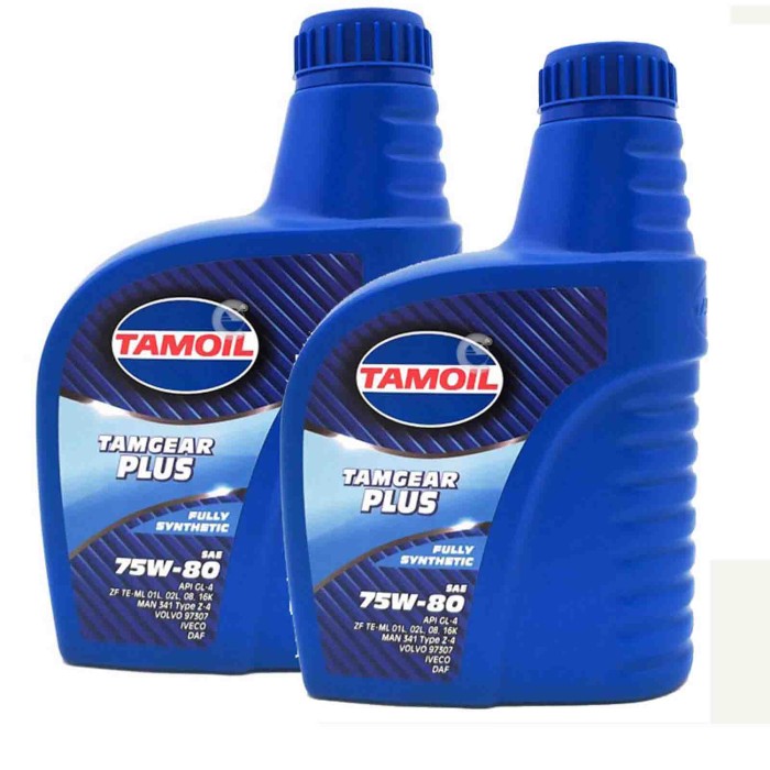 TAMGEAR-75W80-2-LITRI.jpg Tamoil Tamgear Plus 75w-80 2 Litri Olio Trasmissioni Veicoli Commerciali E Bus
