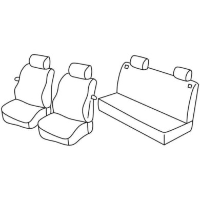 QE37096.JPG Set Coprisedili Superior Nero/rosso Volkswagen Polo 3p Serie 37000 Coprisedili Su Misura Qe37096e