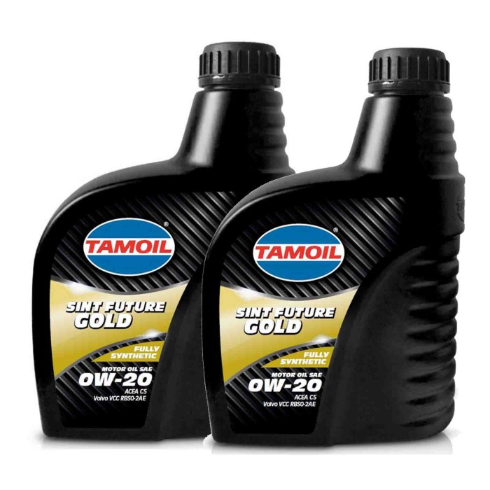 TAM-GOLD-2-LT.jpg Tamoil Olio Motore 0w20 Sint Future Gold 2 Litri Sae