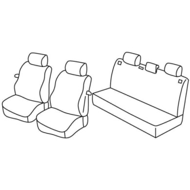 QE37097.JPG Set Coprisedili Superior Grigio/nero Volkswagen Polo 3p Serie 37000 Coprisedili Su Misura Qe37097c