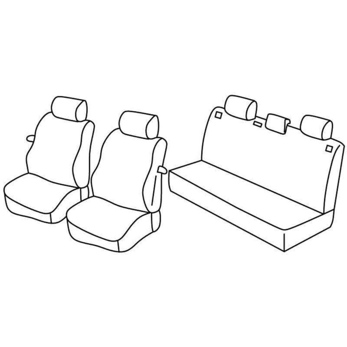 QE37097.JPG Set Coprisedili Superior Nero/rosso Volkswagen Polo 3p Serie 37000 Coprisedili Su Misura Qe37097e