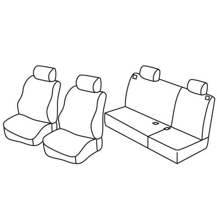 QE37098.JPG Set Coprisedili Superior Beige Volkswagen Polo 5p Serie 37000 Coprisedili Su Misura Qe37098b