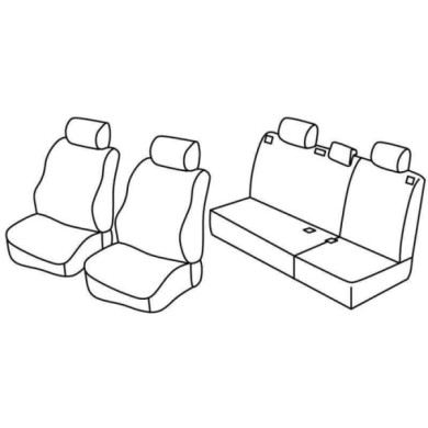 QE37099.JPG Set Coprisedili Superior Nero/grigio Volkswagen Polo 5p Serie 37000 Coprisedili Su Misura Qe37099f