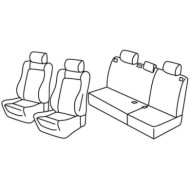 QE37101.JPG Set Coprisedili Superior Beige Volkswagen Polo 5p Serie 37000 Coprisedili Su Misura Qe37101b