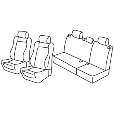 QE37101.JPG Set Coprisedili Superior Grigio/nero Volkswagen Polo 5p Serie 37000 Coprisedili Su Misura Qe37101c