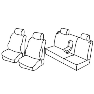 QE37102.JPG Set Coprisedili Superior Nero/blu Volkswagen Polo 5p Serie 37000 Coprisedili Su Misura Qe37102d