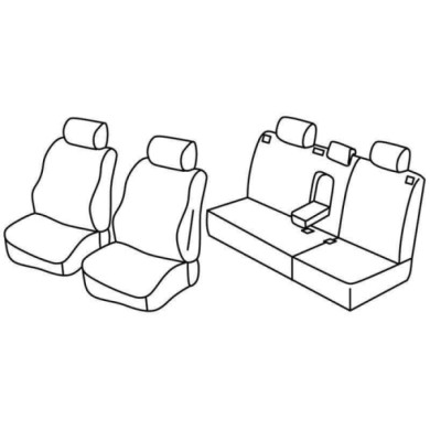 QE37103.JPG Set Coprisedili Superior Nero/grigio Volkswagen Polo 5p Serie 37000 Coprisedili Su Misura Qe37103f