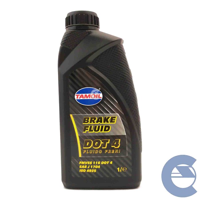 148177.jpg Tamoil Brake Fluid Dot 4 1lt Fluido Lubrificante Freni A Disco Ed A Tamburo