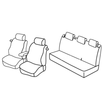 QE37108.JPG Set Coprisedili Superior Grigio/nero Volkswagen Polo 3p Serie 37000 Coprisedili Su Misura Qe37108c