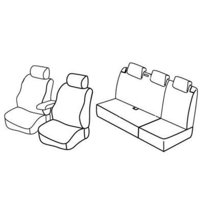 QE37110.JPG Set Coprisedili Superior Nero/blu Volkswagen Polo 5p Serie 37000 Coprisedili Su Misura Qe37110d