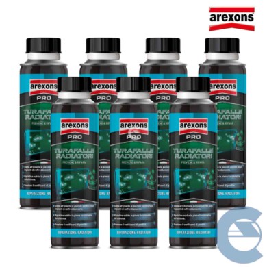 3571-7-PEZZI-LOGO.jpg Arexons 3571 Turafalle Perdite Radiatore 7 Pezzi X 300 Ml.