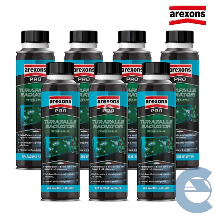 3571-7-PEZZI-LOGO.jpg Arexons 3571 Turafalle Perdite Radiatore 7 Pezzi X 300 Ml.