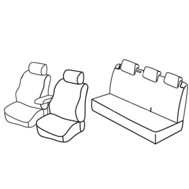 QE37111.JPG Set Coprisedili Superior Nero/blu Volkswagen Polo 5p Serie 37000 Coprisedili Su Misura Qe37111d