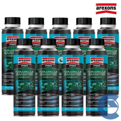 3571-9-PEZZI-LOGO.jpg Arexons 3571 Turafalle Perdite Radiatore 9 Pezzi X 300 Ml.