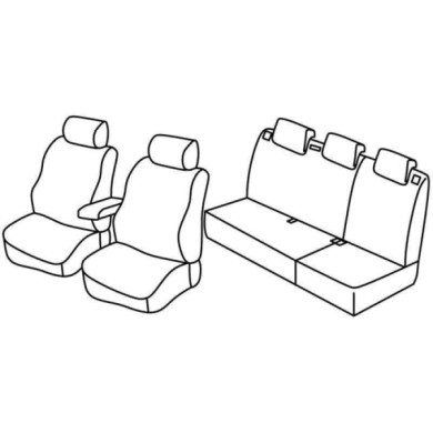 QE37112.JPG Set Coprisedili Superior Nocciola Volkswagen Polo 5p Serie 37000 Coprisedili Su Misura Qe37112a