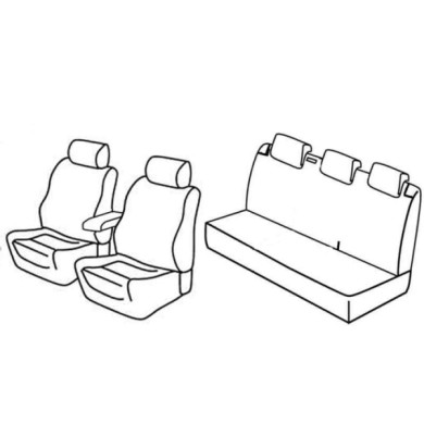 QE37115.JPG Set Coprisedili Superior Grigio/nero Volkswagen Polo 5p Serie 37000 Coprisedili Su Misura Qe37115c