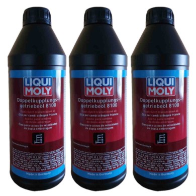LIQUI-MOLY-8100-3-LITRI.jpg Liqui Moly Olio Specifico Per Cambi A Doppia Frizione 8100 Ad Alta Prestazione. Confezione 3 Litri.