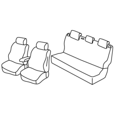 QE37119.JPG Set Coprisedili Superior Nero/rosso Volkswagen Polo 5p Serie 37000 Coprisedili Su Misura Qe37119e