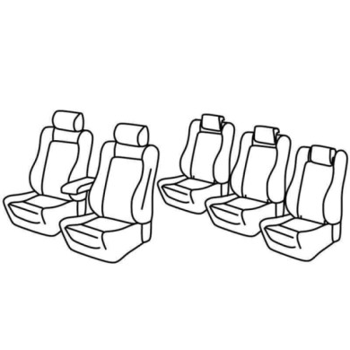 QE37131.JPG Set Coprisedili Superior Grigio/nero Volkswagen Sharan Serie 37000 Coprisedili Su Misura Qe37131c