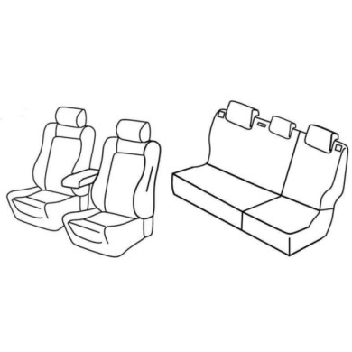 QE37144.JPG Set Coprisedili Superior Nero/rosso Volkswagen Polo 5p Serie 37000 Coprisedili Su Misura Qe37144e